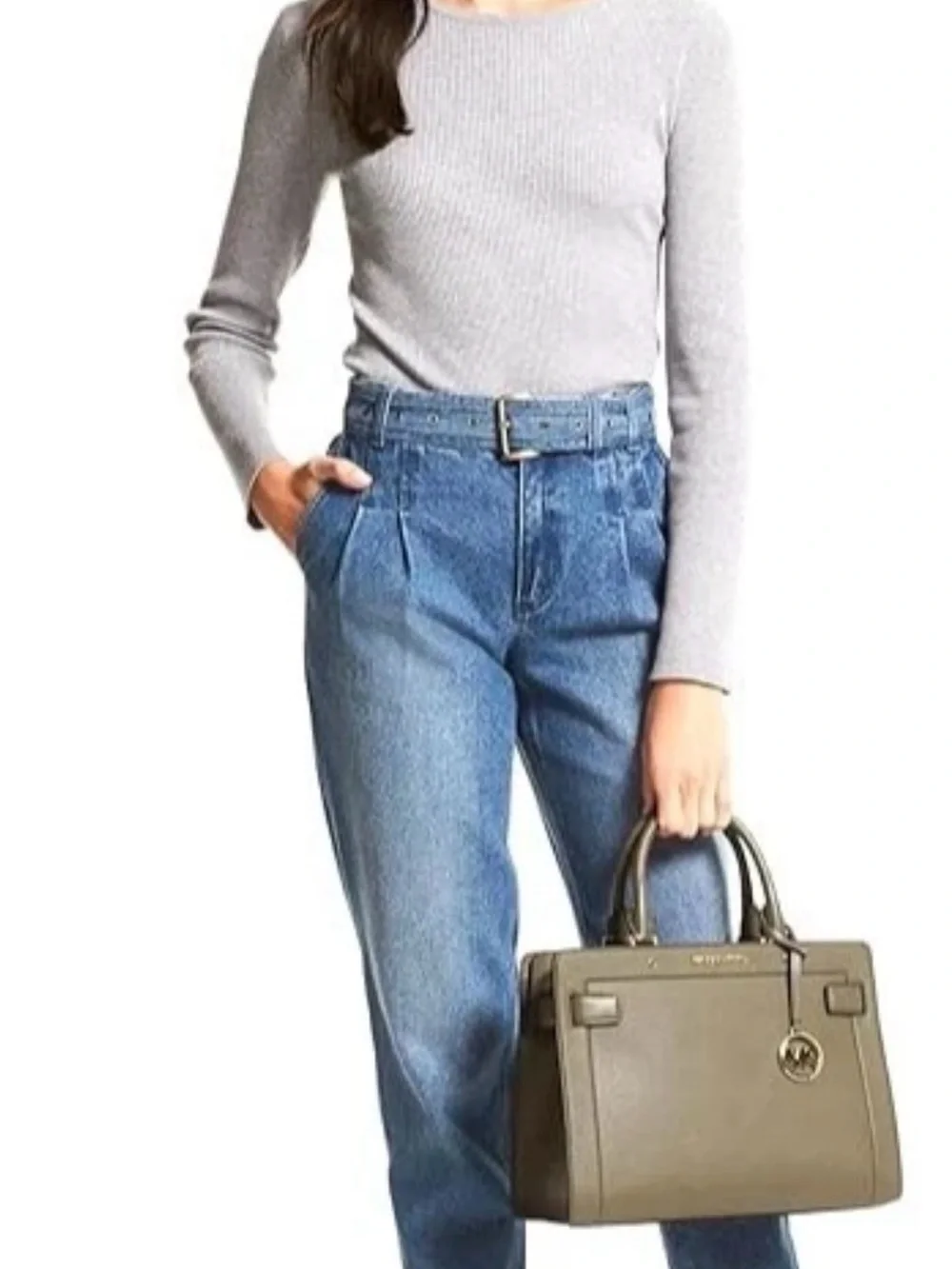 Michael Kors Rayne Medium Satchel with Saffiano leather